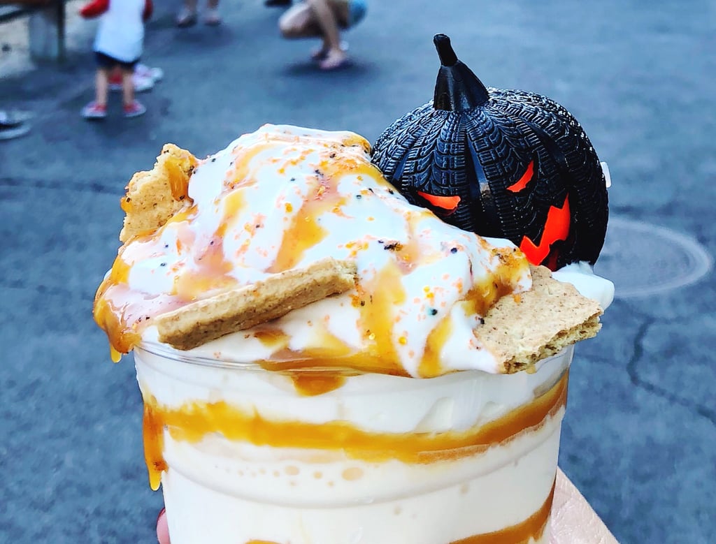 On top of the whipped cream is a dusting of sparkly pumpkin spice sugar.