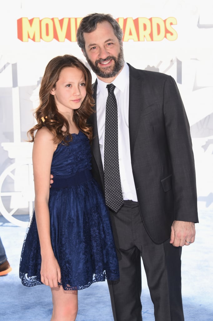Judd and Iris Apatow at the MTV Movie Awards 2015