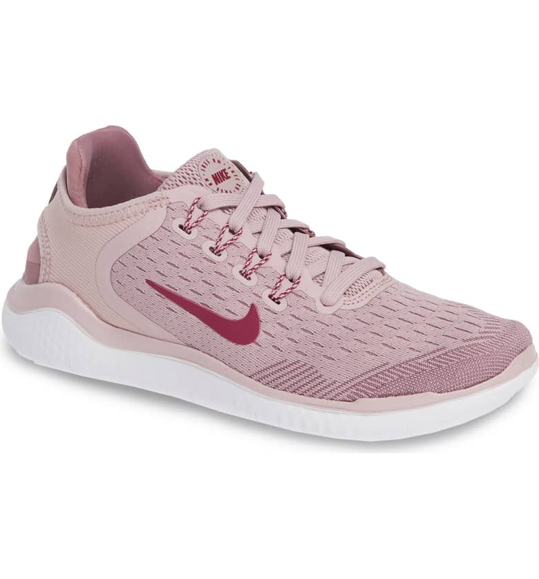 Nike Free RN 2018 Running Shoes | 13 New Pink Sneakers So Pretty, You'll Never Want to Them Off Your Feet | POPSUGAR Fitness Photo 9