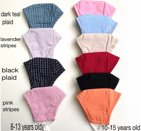 Kids Face Masks For 8-13 Years, 10-15 Years Old