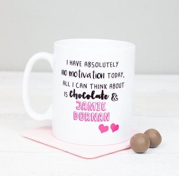 Jamie Dornan and Chocolate Coffee Mug