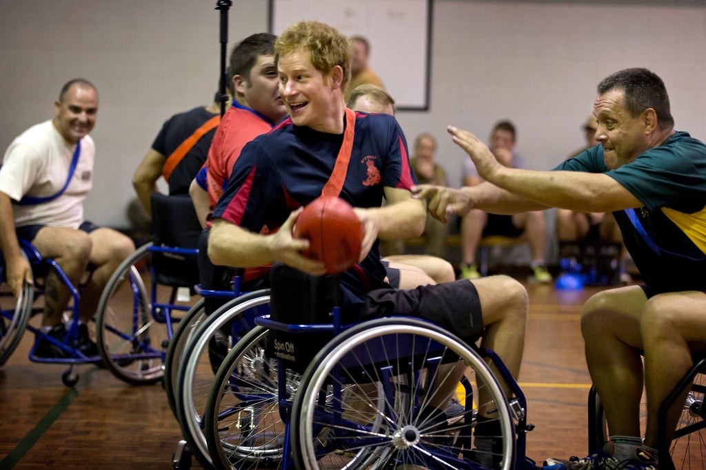 Prince Harry Wheelchair Football in Australia