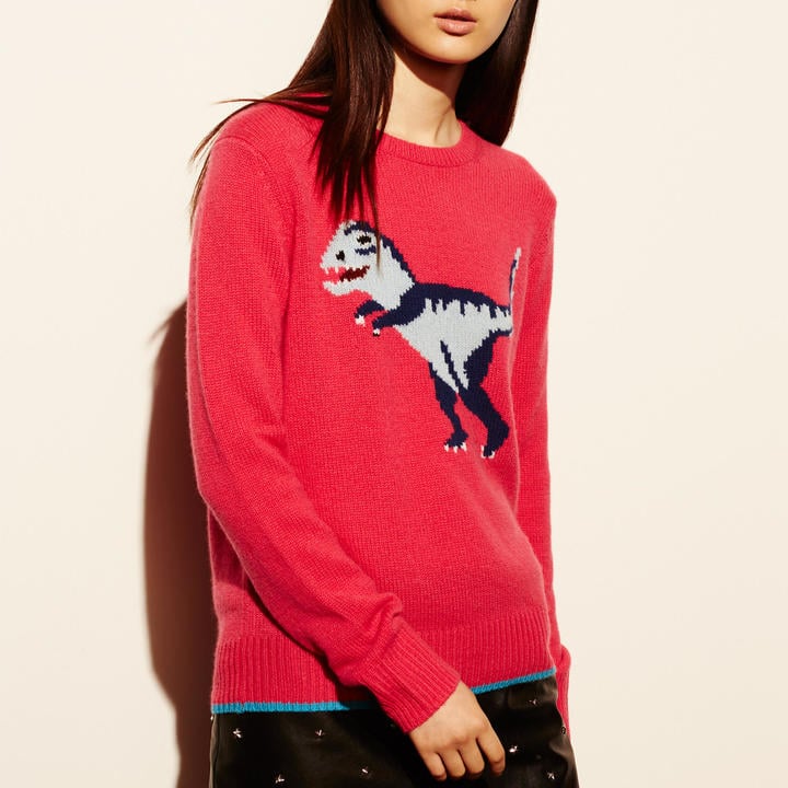 coach yellow sweater