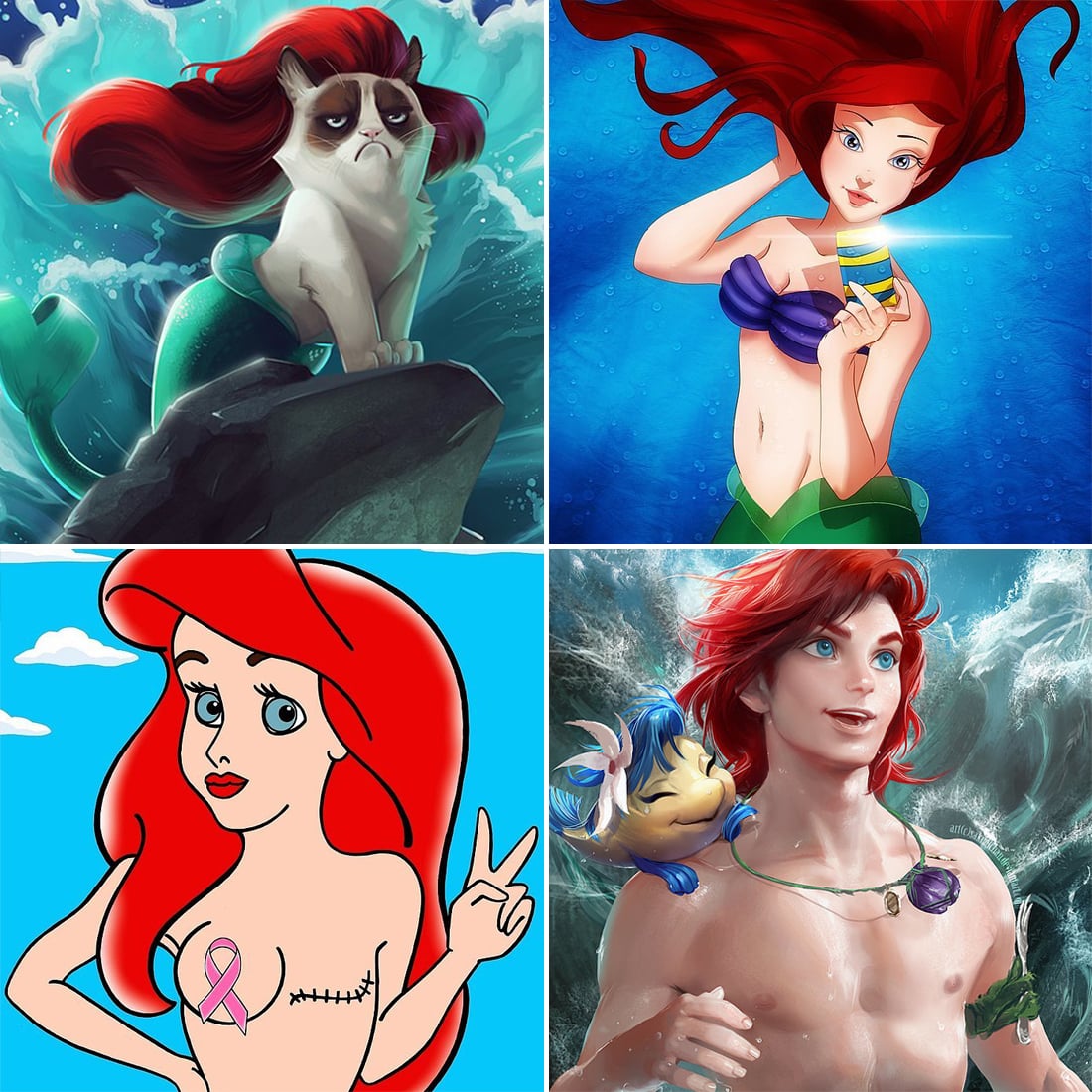 I Am Ariel Princess Cute Disney Graphic Cartoon Water Tracker