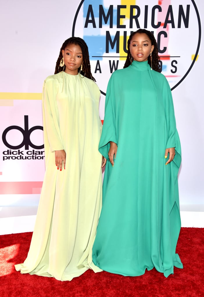 American Music Awards Red Carpet Dresses 2018