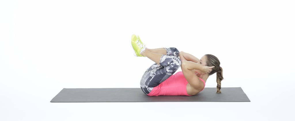 Frog Crunch Ab Exercise