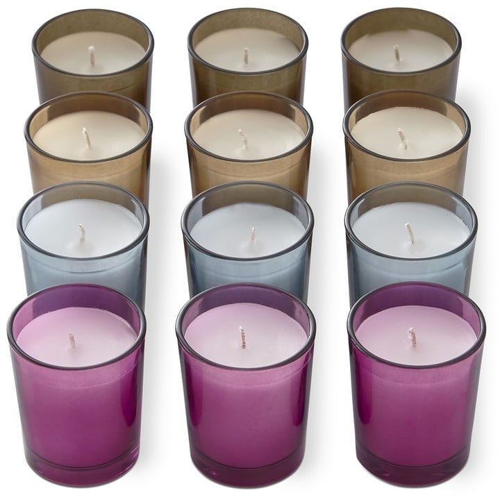 Williams Sonoma Fall Colored Votive Candles