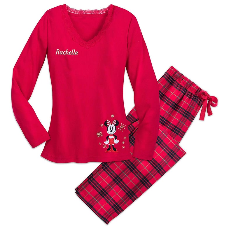 Disney Minnie Mouse Holiday Plaid PJ Set for Women