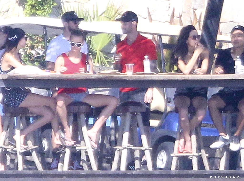 Adam Levine and Behati Prinsloo spent time with friends in Mexico.