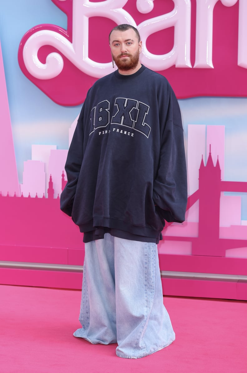 Sam Smith Wearing Vetements at the "Barbie" Premiere in London