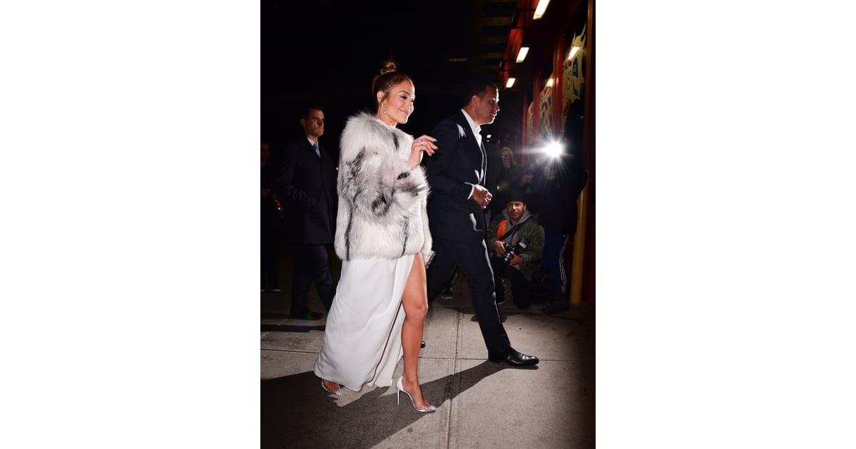 Jennifer Lopez White Elie Saab Dress at Second Act Afterparty ...