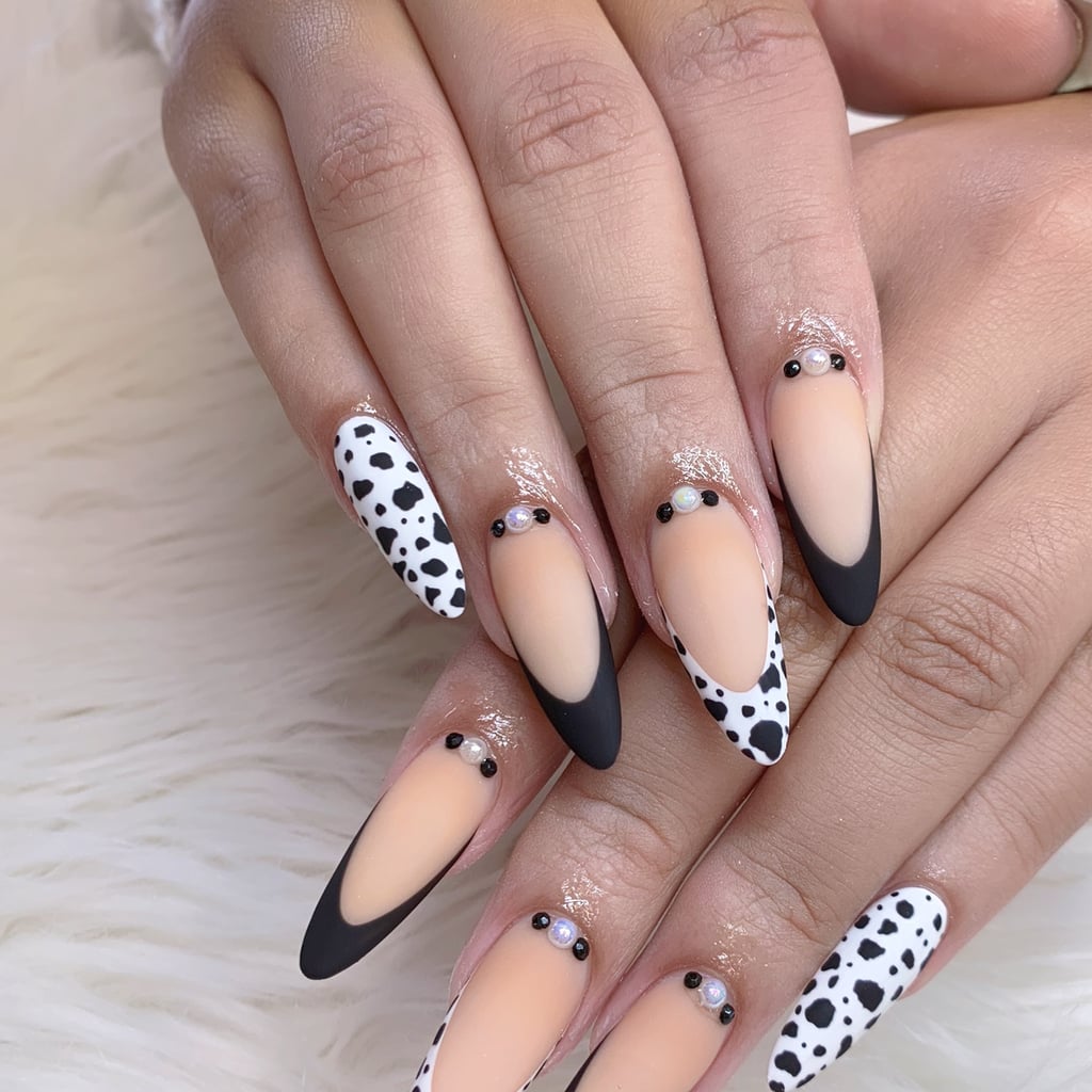 Cow-Print Nail Trend For Summer | POPSUGAR Beauty
