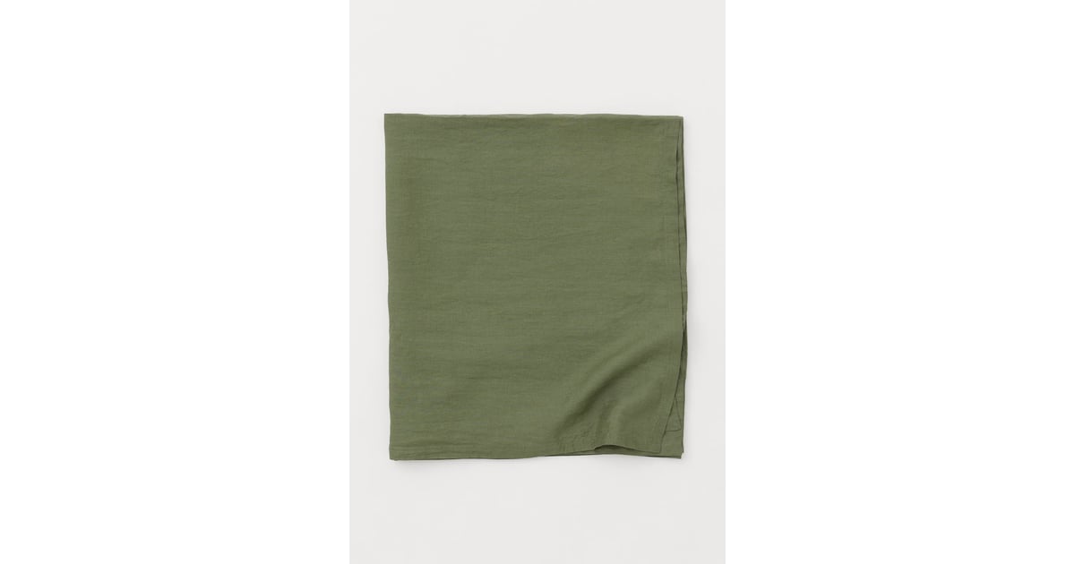 H&M Washed Linen Tablecloth The Best Autumn HomeDecor Pieces From H