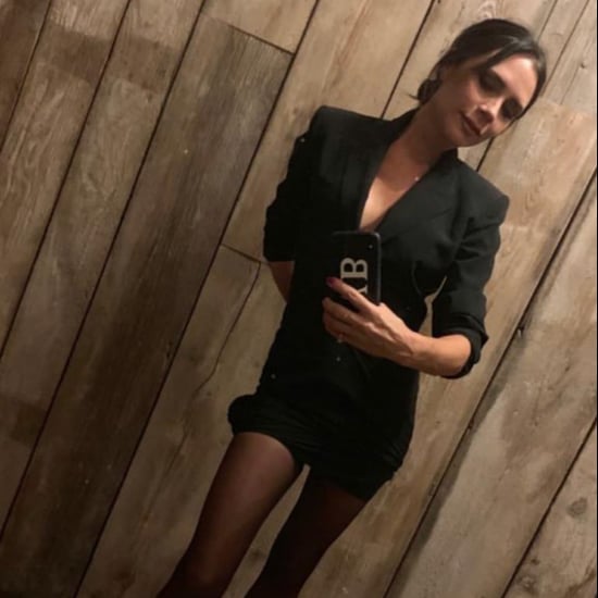 Victoria Beckham Tuxedo Dress January 2019