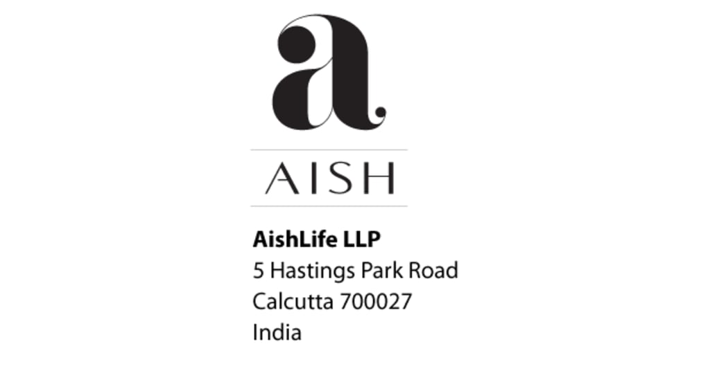 Aish Life Aaira Dress in Blue Pottery