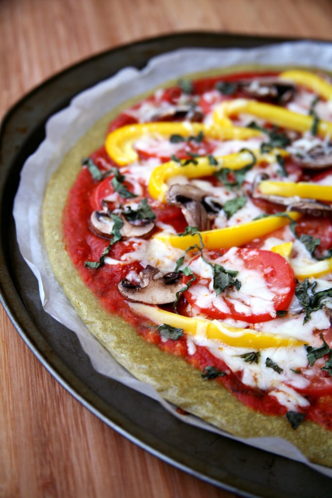 Vegan Quinoa Basil Pizza Crust