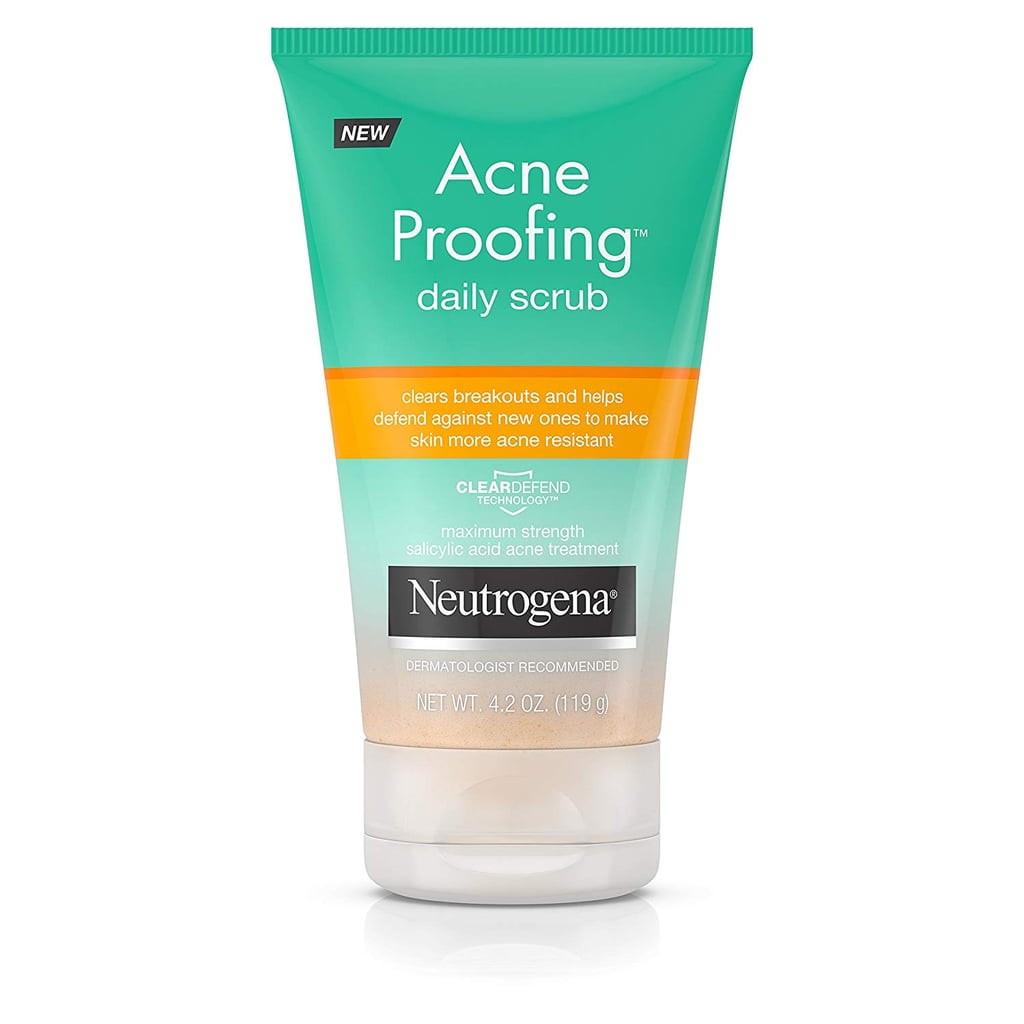 Neutrogena Acne Proofing Daily Facial Scrub With Salicylic Acid Best Skin Care Products For