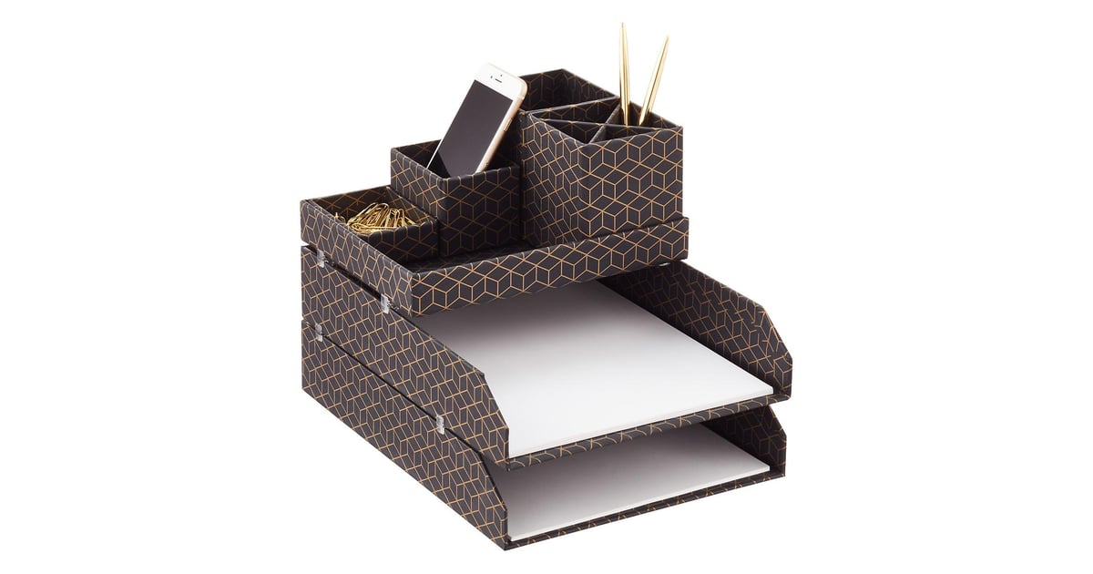 Bigso Hexagold Stockholm Desktop Organiser Best Organisation Products