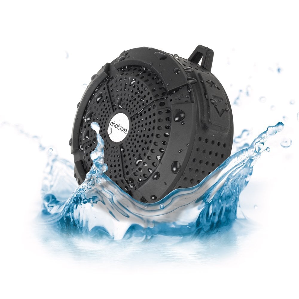 Photive Rain WaterProof Portable Bluetooth Shower Speaker ($15, originally $25)