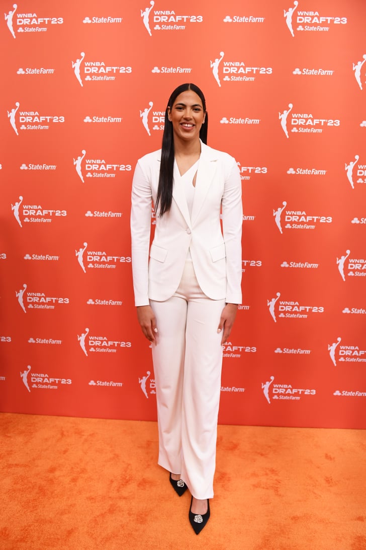 Stephanie Soares at the 2023 WNBA Draft WNBA Draft Outfits What