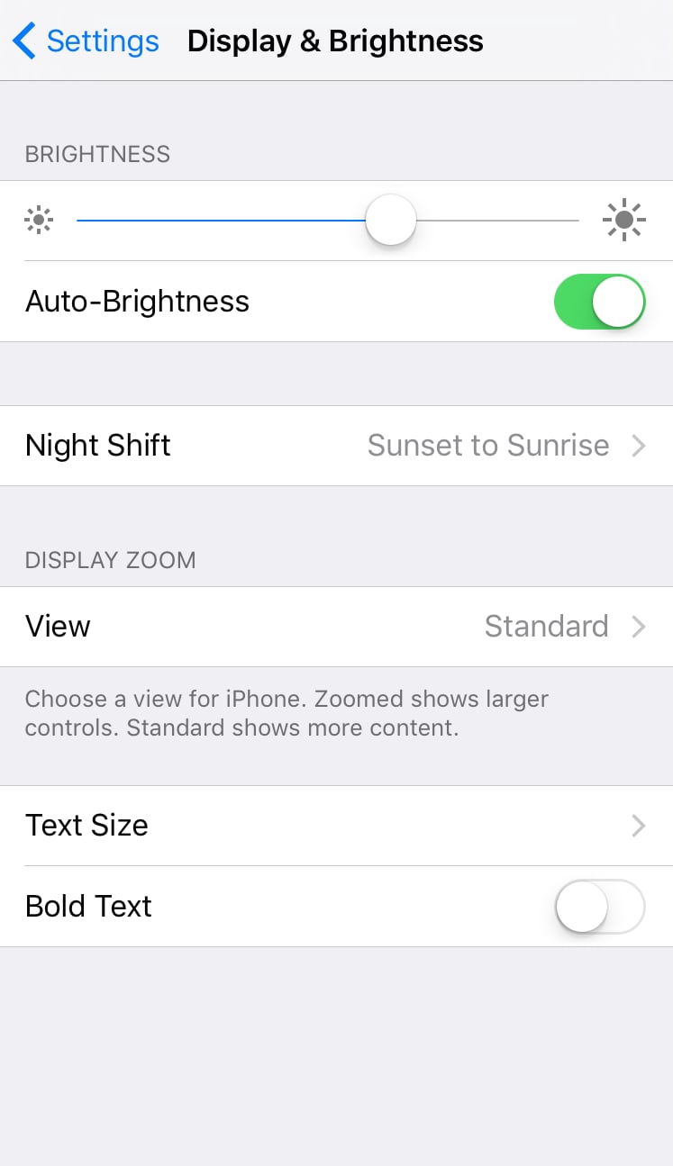 To turn on Night Shift, head to your settings.