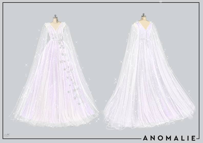 Brides Who Designed Their Own Wedding Dresses on Anomalie POPSUGAR Fashion
