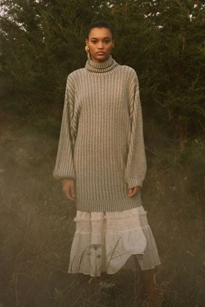 UO Jill Turtleneck Sweater Dress