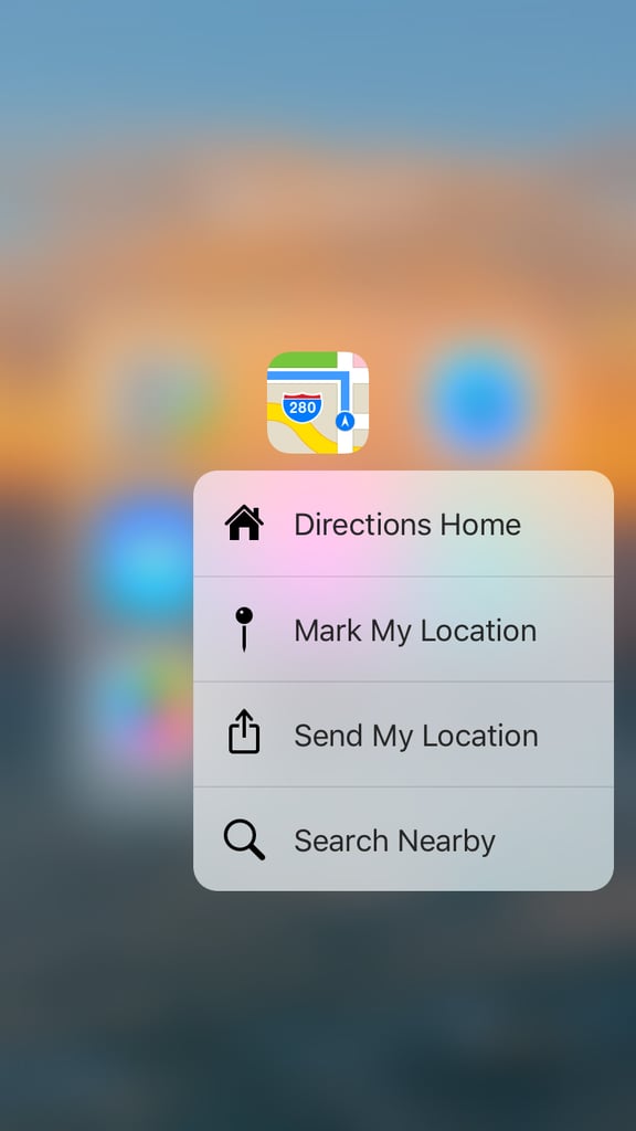 Quickly send your location to a friend.