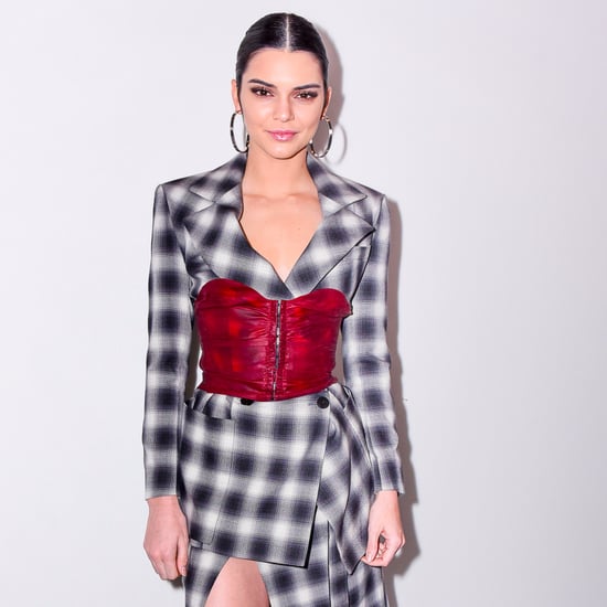 Kendall Jenner Wearing Red Corset Belt March 2017