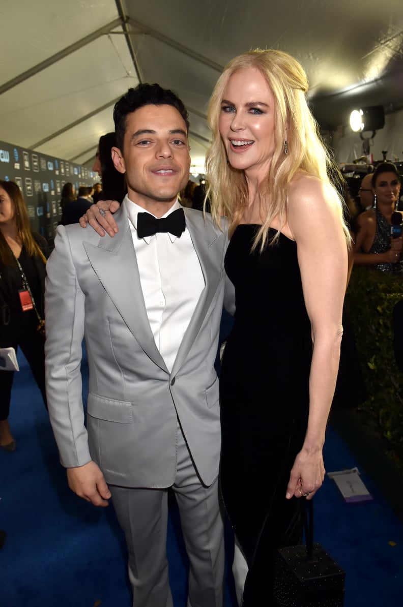 Rami Malek and Nicole Kidman at the Critics' Choice Awards 2019
