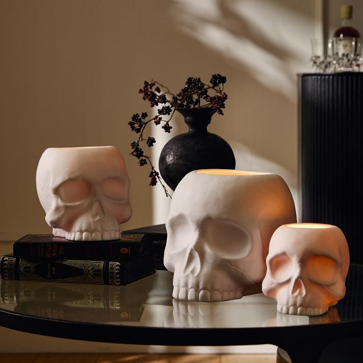 Skull Luminaires Candleholders