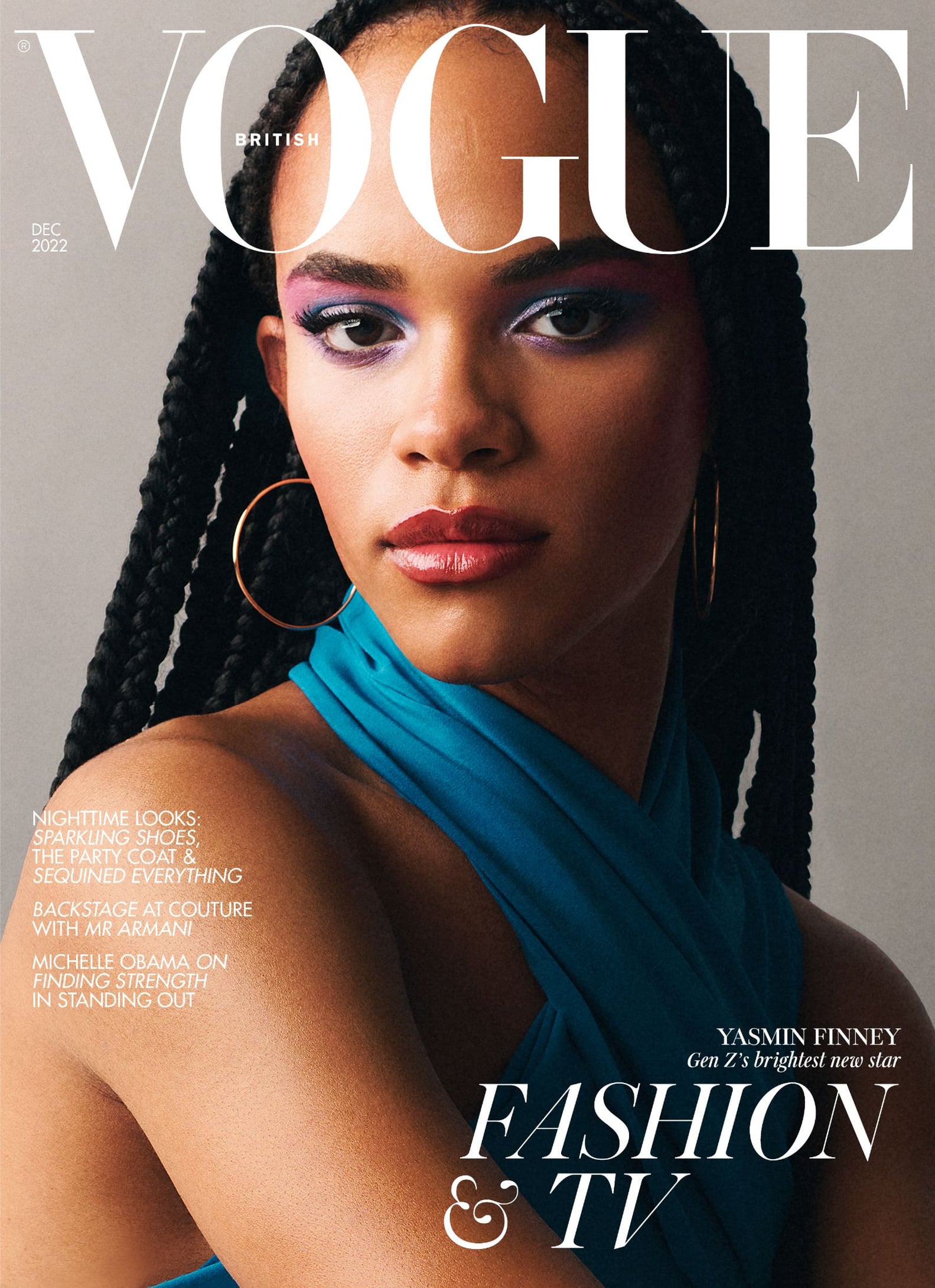 Yasmin Finney's Eye Makeup For British Vogue Cover | POPSUGAR Beauty