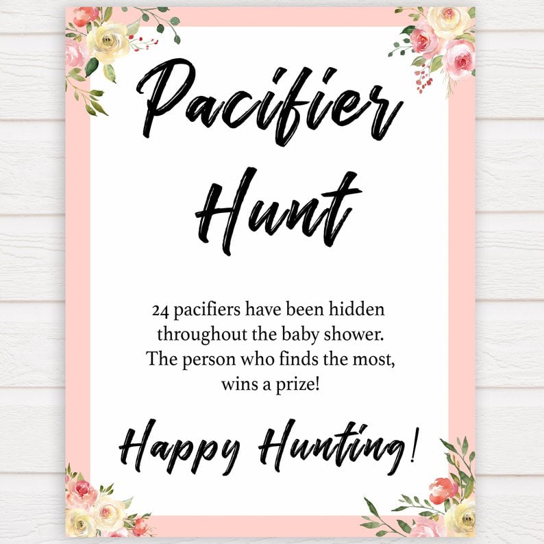 Dummy Hunt Printable Baby Shower Game Printable Baby Shower Games Dummy Hunt Printable Baby Shower Game Printable Baby Shower Games