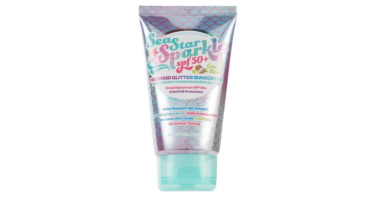 Sunshine & Glitter Sea Star Sparkle SPF 50+ Sunscreen Best Sunscreens