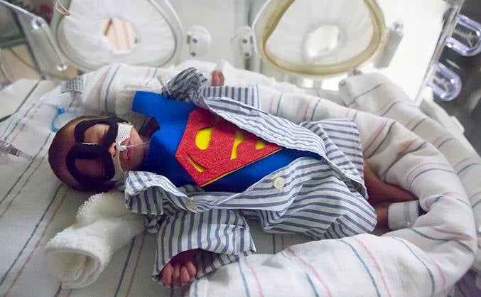 NICU Babies in Halloween Costumes 2016
