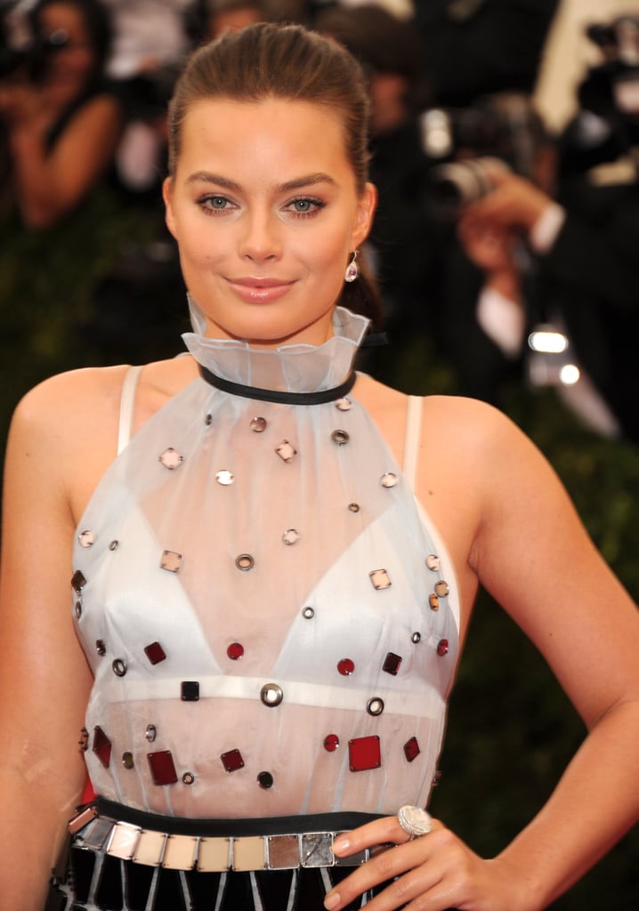 Margot Robbie at the Met Gala 2014