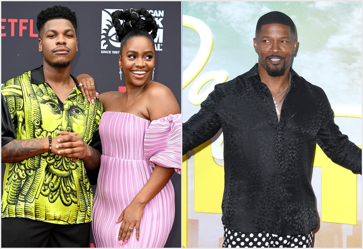 John Boyega, Teyonah Parris on Filming Movie With Jamie Foxx | POPSUGAR