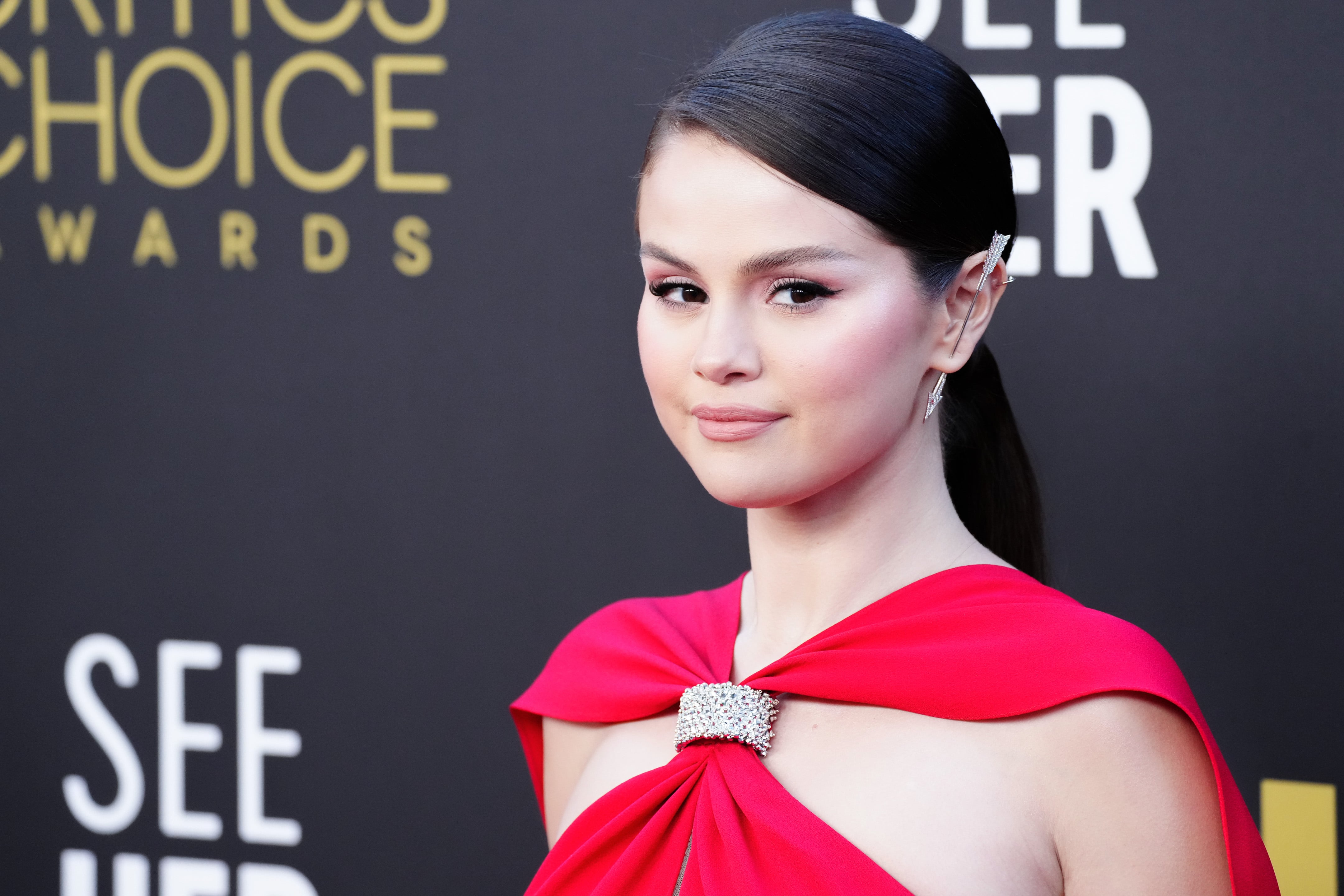 Selena Gomez Paired a $4,900 Dress With My Favorite Vivaia Heels