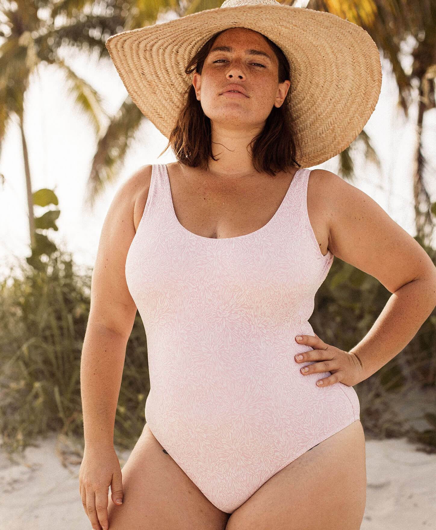 Curvy one piece swimsuits Clearance