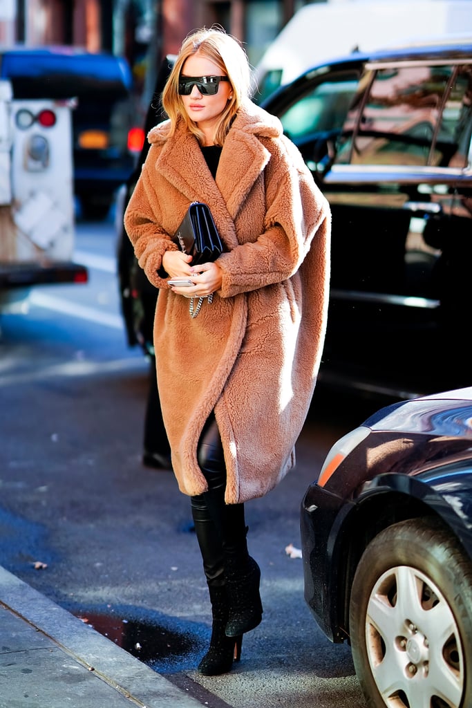 Rosie Huntington-Whiteley's Max Mara Coat | POPSUGAR Fashion