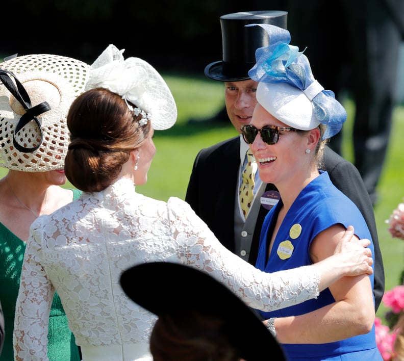 The Duchess of Cambridge and Zara Tindall