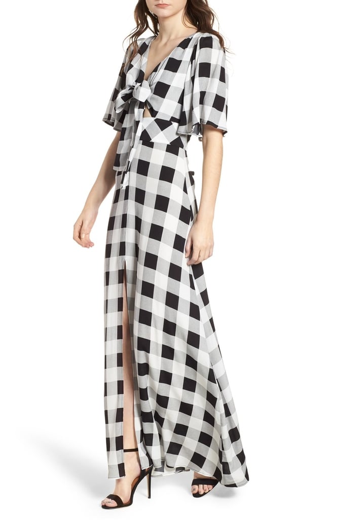 AFRM Ramon Tie Front Maxi Dress