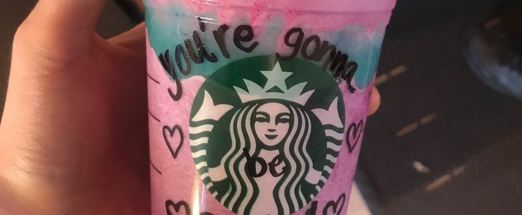 Unicorn Frappuccino Pregnancy Announcement