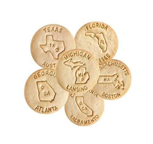 Dick and Jane States and Capitals Cookies