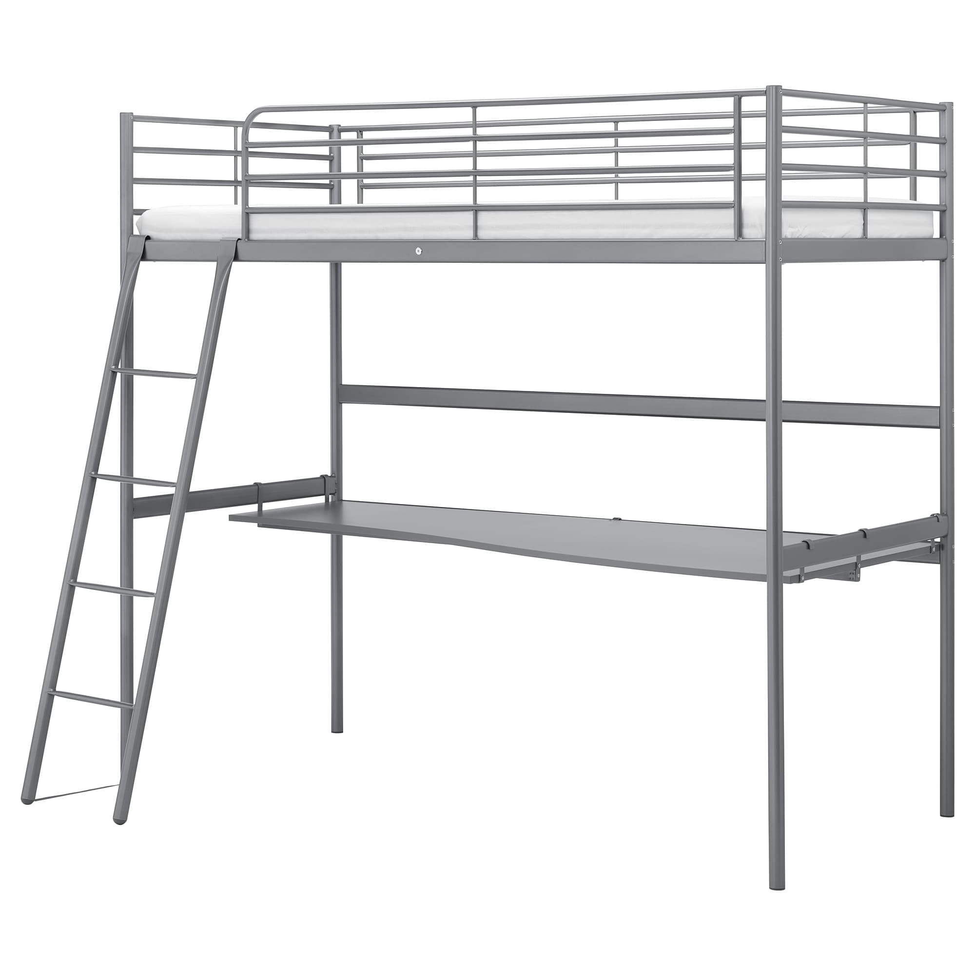 Ikea bed loft with desk discount