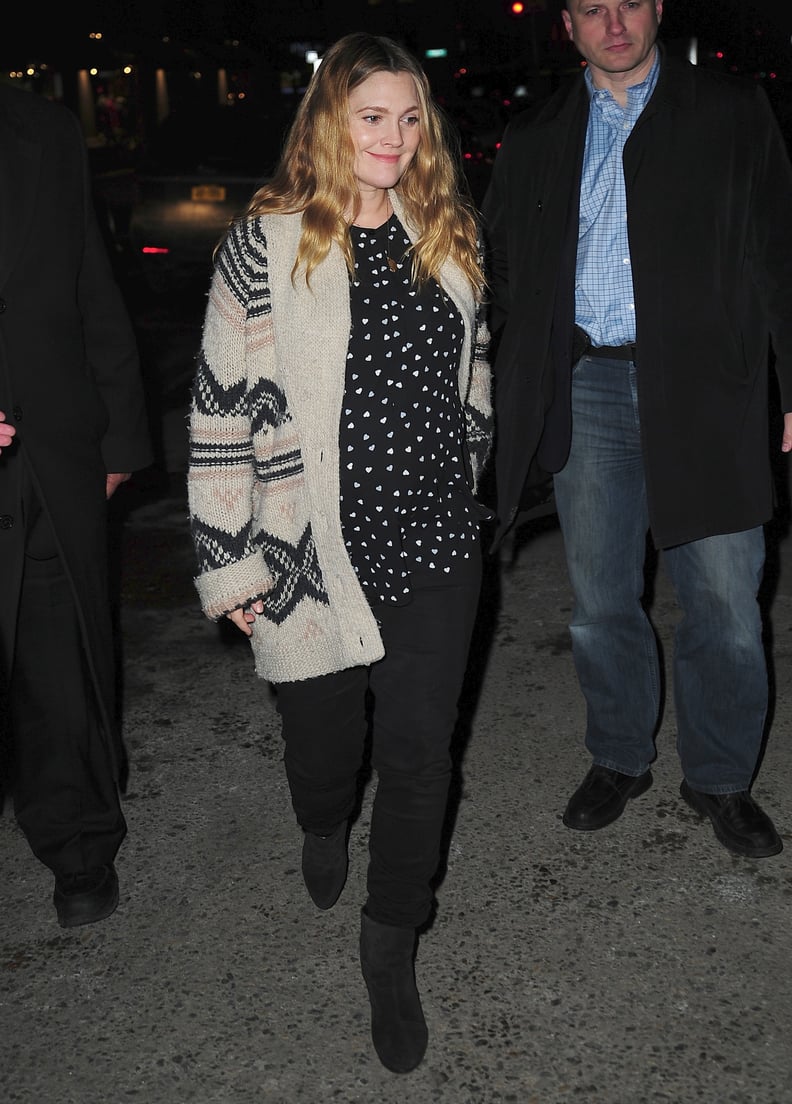 Drew Barrymore in the New York City