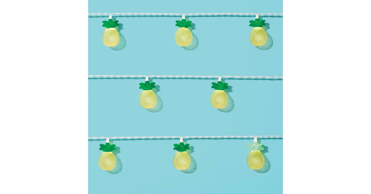 Sun Squad 10ct Incandescent Mini Lights with Frosted Pineapples The