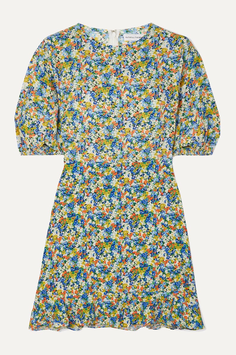 Faithfull the Brand Jeanette Floral-Print Crepe Mini Dress