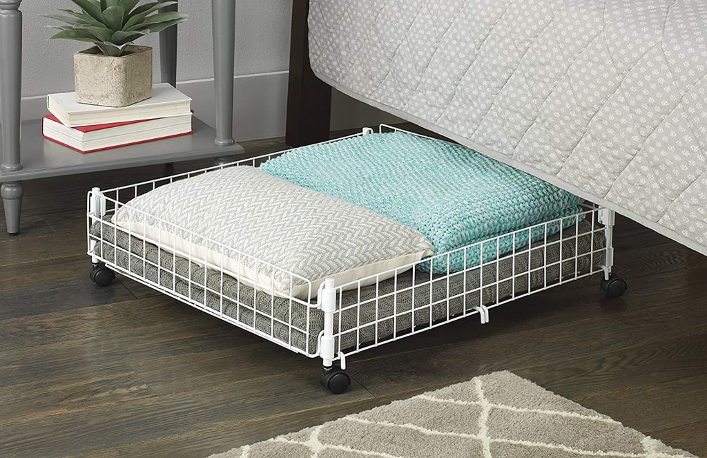 Whitmor Rolling Wire Underbed Cart