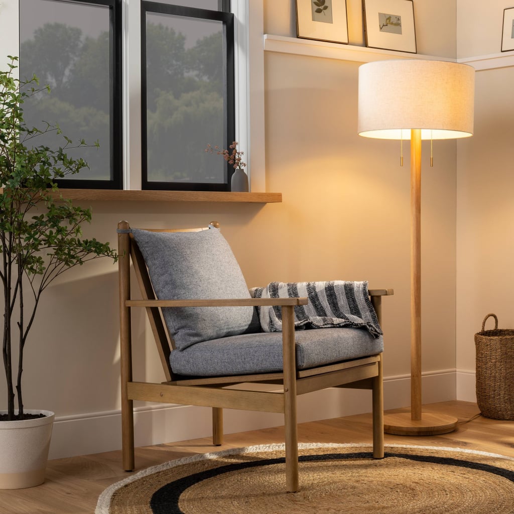 Best Wood Floor Lamp: Hearth & Hand Light Wood Floor Lamp